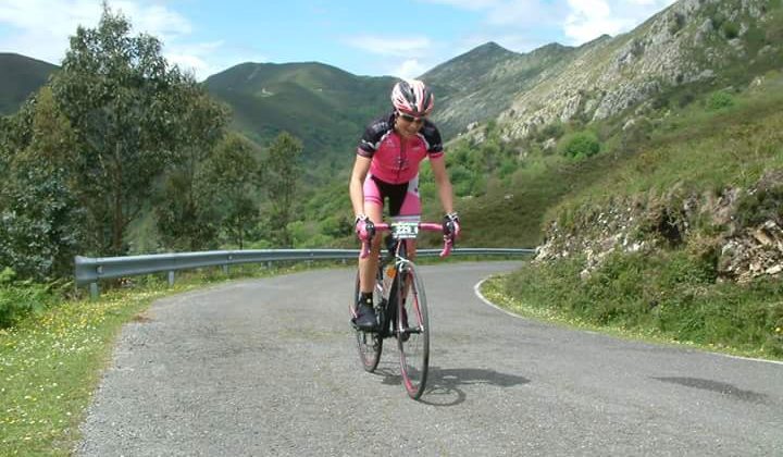 Team sport spirit en carrera de ciclismo
